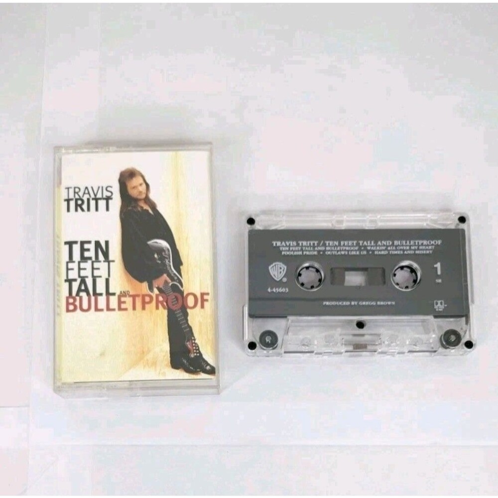 Travis Tritt – Ten Feet Tall And Bulletproof - Audio Tape Cassette Album - 1994